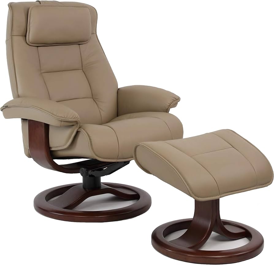 Fjords レザー オットマン Amazon.co.jp: Fjords Mustang Small Leather Recliner Ottoman